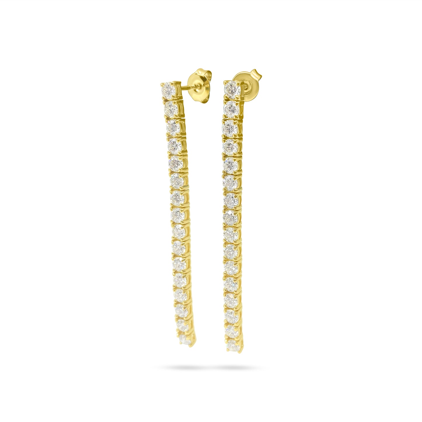 3.50cwt Diamond Tennis Earrings for Her