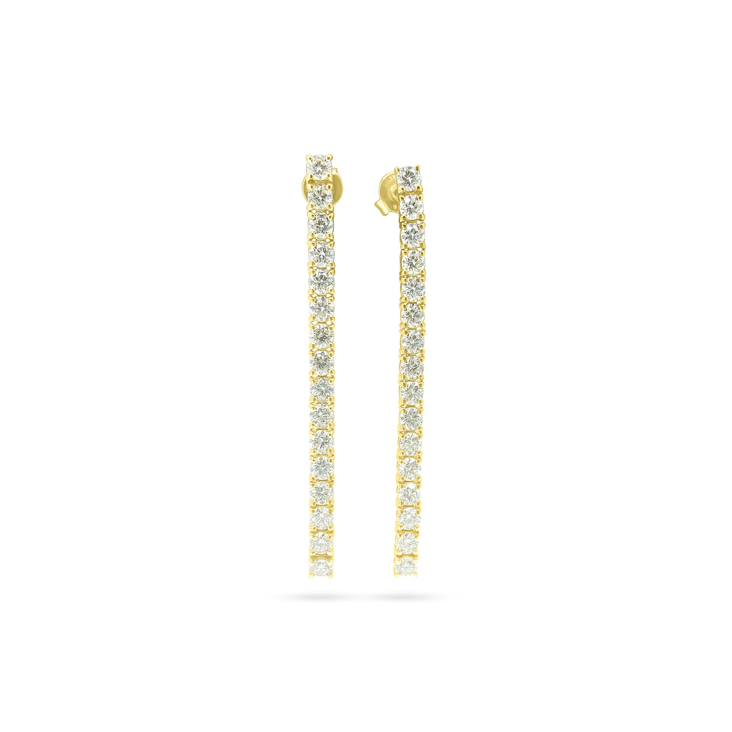 3.50cwt Diamond Tennis Earrings for Her