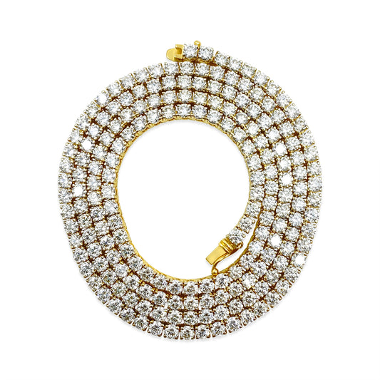 23CT VVS Diamond Tennis Necklace