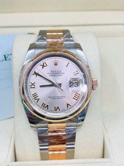 Rolex Datejust Two Tone With Paper 116201