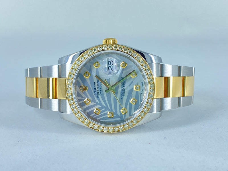 Rolex Datejust 36mm 116233 Diamond Dial and Bezel With Card