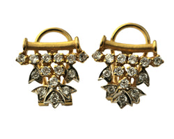 0.83 Carat Diamond Earrings in 18k Gold