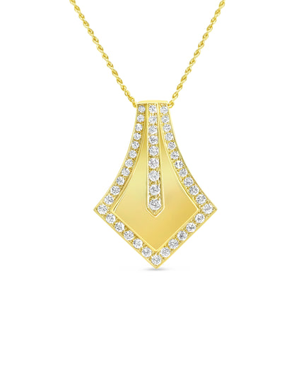 Vintage 3.04 Carat Diamond Pendant For Her