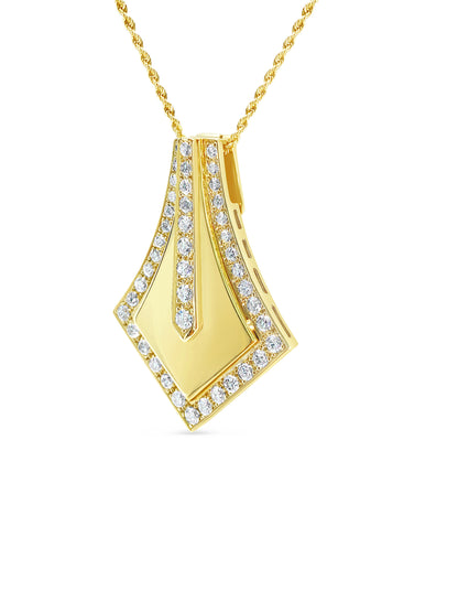 Vintage 3.04 Carat Diamond Pendant For Her