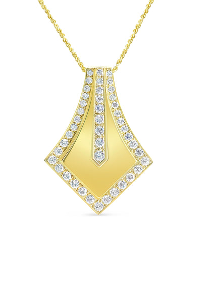 Vintage 3.04 Carat Diamond Pendant For Her