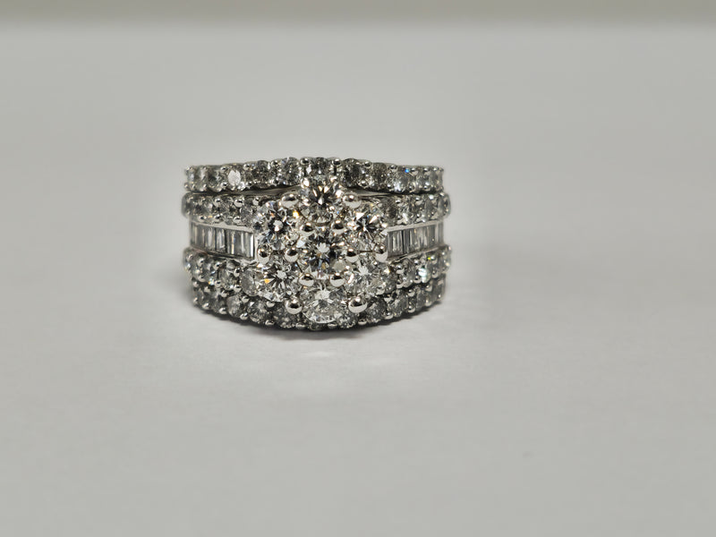 3.75ct Diamond 14K White Gold Womens Ring