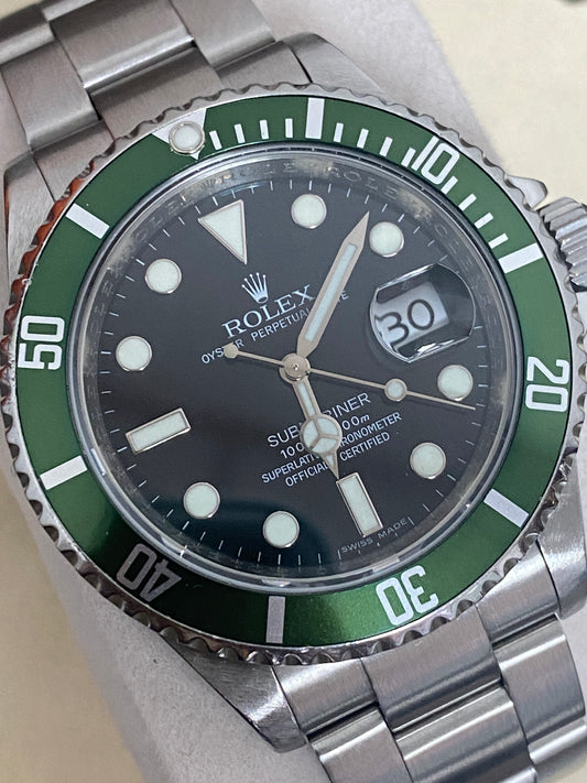 Rolex Submariner Kermit 40mm Steel Watch