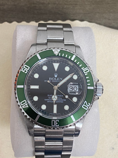 Rolex Submariner Kermit 40mm Steel Watch