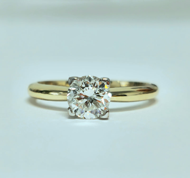 1.07 Carat Natural Diamond Engagement Solitaire Ring