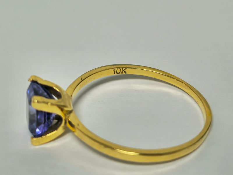 2.50 Carat Natural Tanzanite Ring For Womens