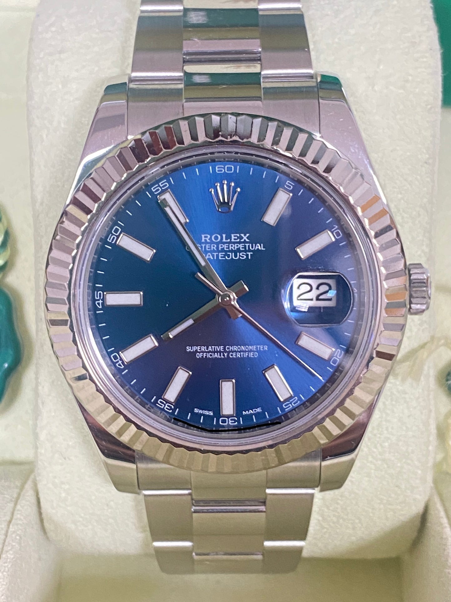 Rolex Datejust 41mm Full factory with Box and Papers