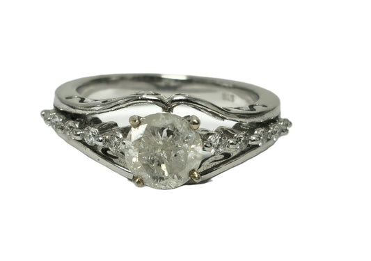 Classic Ladies 1.50 CT Diamond & 14K Gold Ring