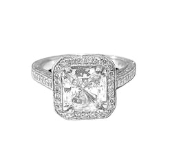 Vintage 2.40 Carat Diamond Engagement Ring in 14k Gold
