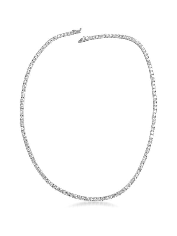 14.6ct VVS Diamond Tennis Necklace