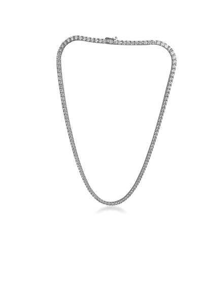 14.6ct VVS Diamond Tennis Necklace