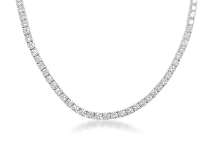 14.6ct VVS Diamond Tennis Necklace