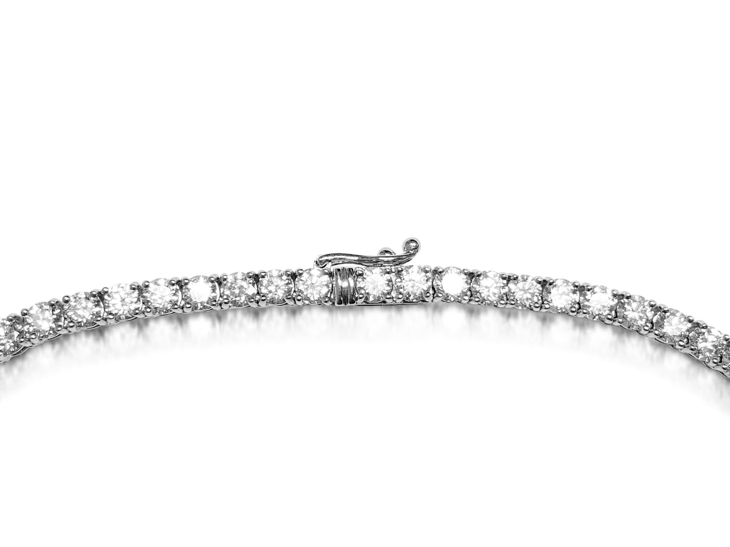 14.6ct VVS Diamond Tennis Necklace