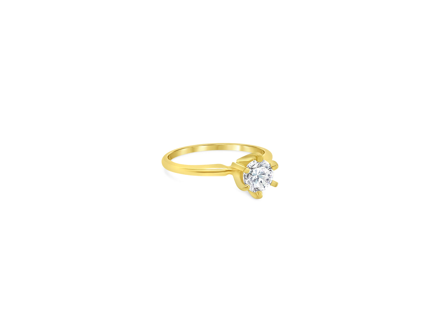 Classic 7/10 Carat Diamond Solitaire Engagement Ring