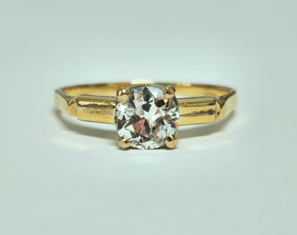 Vintage 1.03 Carat Solitaire Engagement Ring