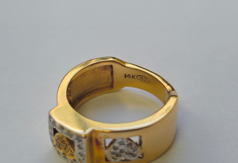 0.30ct Diamond Ring in 14k Yellow Gold