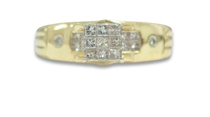 0.95ct Diamond 14k Gold Ring