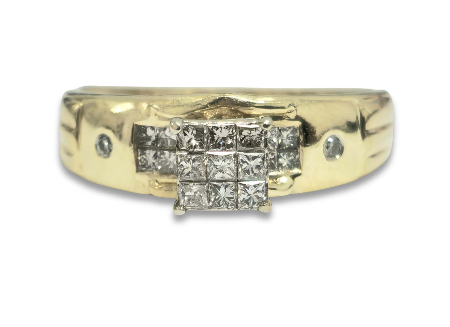 0.95ct Diamond 14k Gold Ring