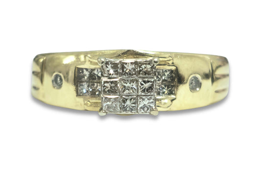 0.95ct Diamond 14k Gold Ring