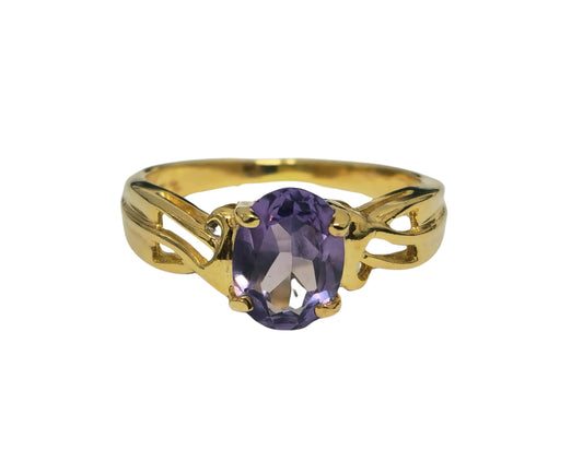 1.60ct Tanzanite Oval in 14k Gold Ring