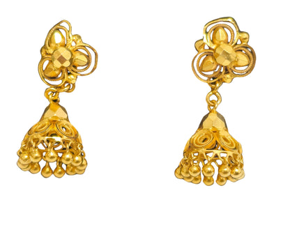 22k Gold Middle Eastern/Indian Gold Earrings