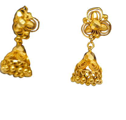 22k Gold Middle Eastern/Indian Gold Earrings