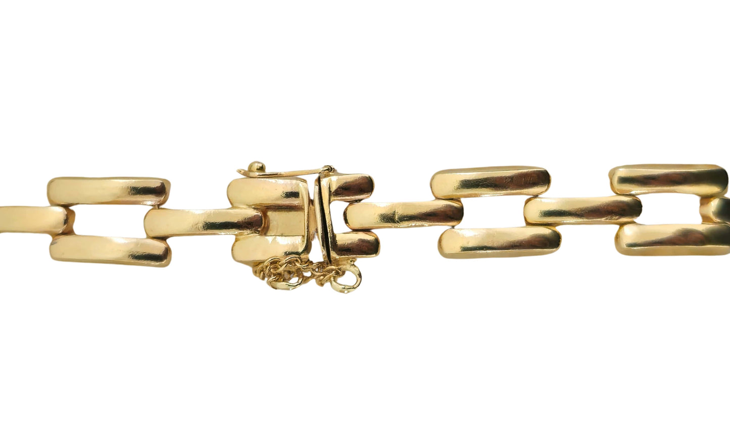 Elegant 8 Inches 14k Gold Bracelet