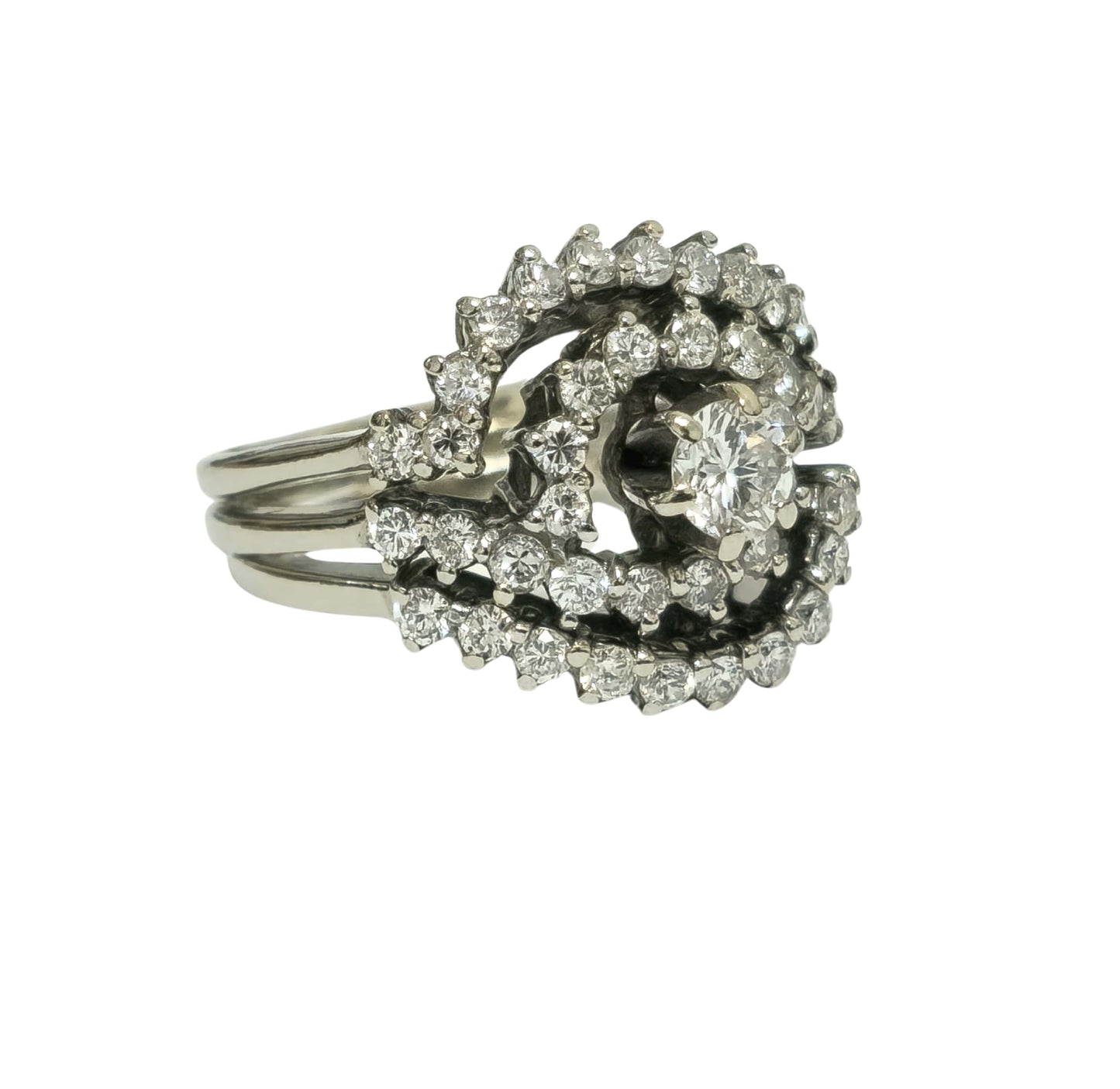 Classic 2cwt 14k Gold Diamond Ring