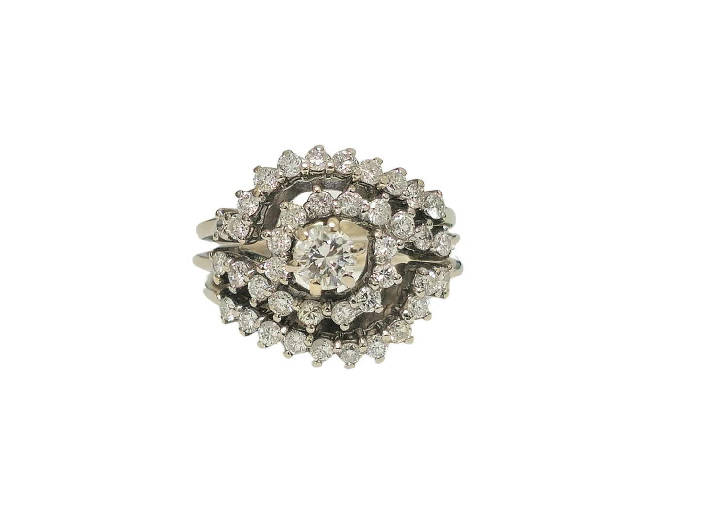 Classic 2cwt 14k Gold Diamond Ring