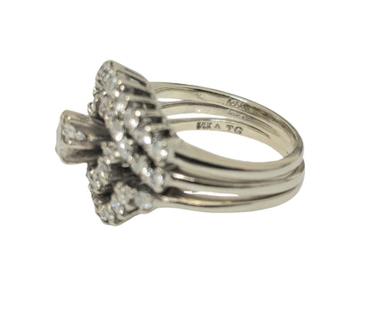 Classic 2cwt 14k Gold Diamond Ring