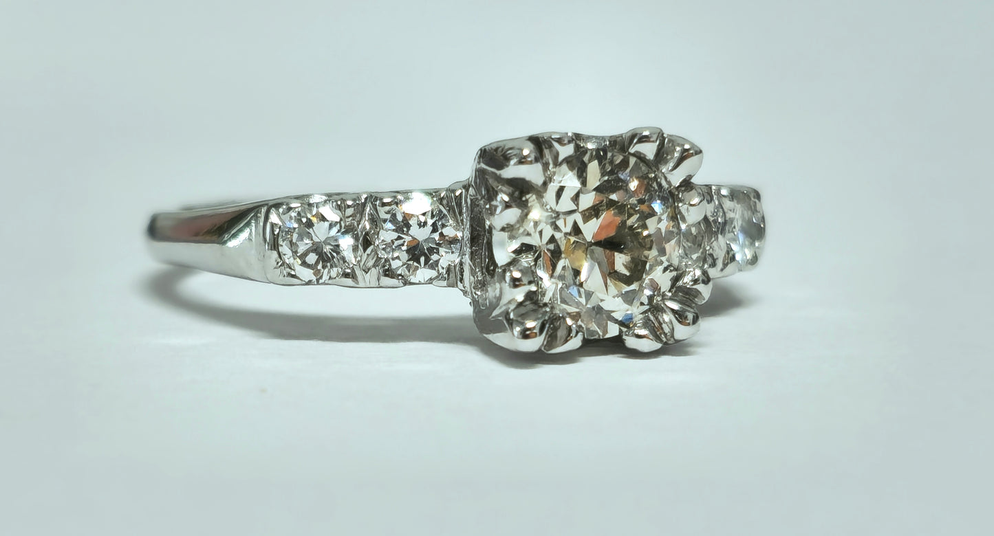 1.35 Carat Diamonds VS clarity, 14K Engagement Ring