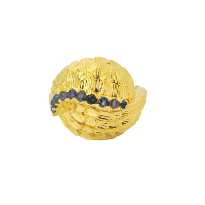 Blue Sapphire 18k Gold Ring