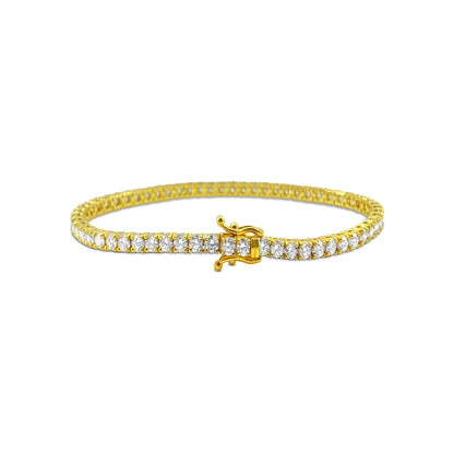 6.25ct Diamond Tennis Braclet. VVS Diamonds in 14k Gold