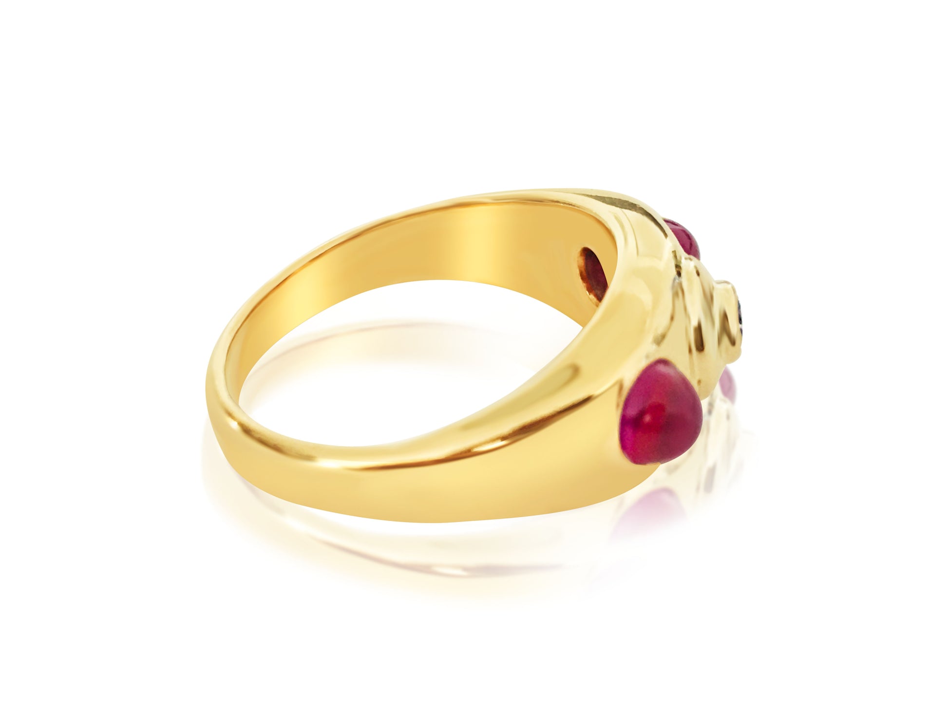 Sophisticated Vintage, 14k Gold, Ruby & Diamond Ring - Prince The Jeweler sophisticated-vintage-14k-gold-ruby-diamond-ring, Rings