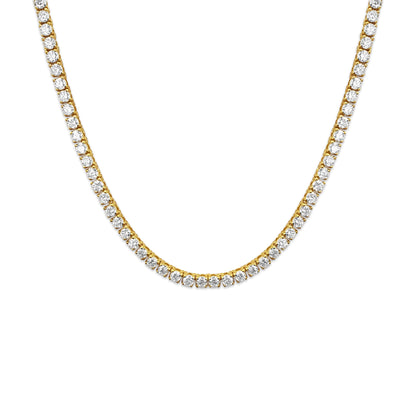 18 Carat VVS Diamond Tennis Necklace 14k Gold - Prince The Jeweler 18-carat-vvs-diamond-tennis-necklace-14k-gold, Necklaces & Pendants