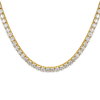 18 Carat VVS Diamond Tennis Necklace 14k Gold - Prince The Jeweler 18-carat-vvs-diamond-tennis-necklace-14k-gold, Necklaces & Pendants