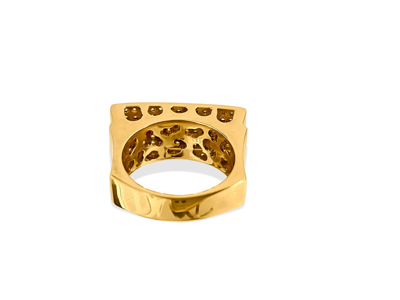 18K Gold, 3.00 Carat VS Diamond Cluster Ring - Prince The Jeweler 18k-gold-3-00-carat-vs-diamond-cluster-ring, Rings