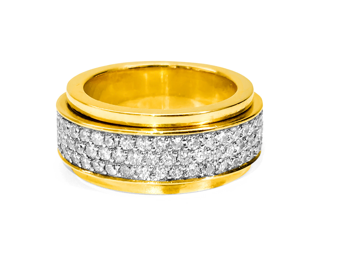 18k Yellow Gold, 4.50 Carat VVS Diamond Ring - Prince The Jeweler 18k-yellow-gold-4-50-carat-vvs-diamond-ring, Rings