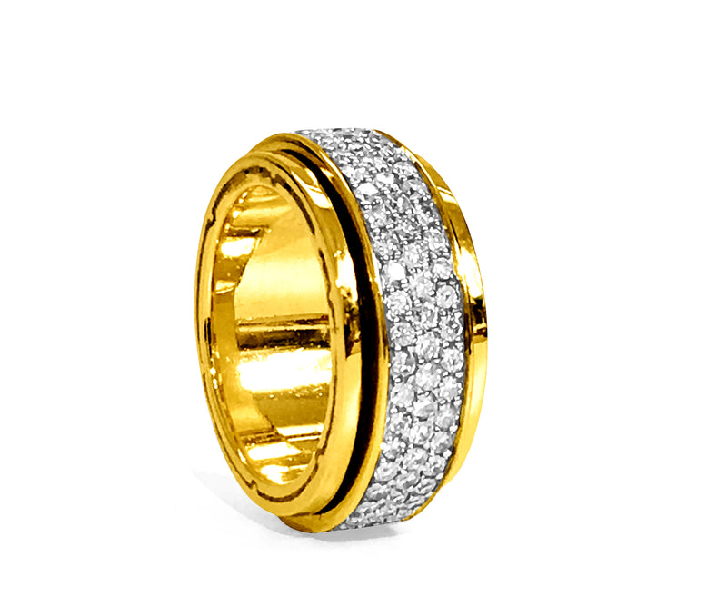 18k Yellow Gold, 4.50 Carat VVS Diamond Ring - Prince The Jeweler 18k-yellow-gold-4-50-carat-vvs-diamond-ring, Rings