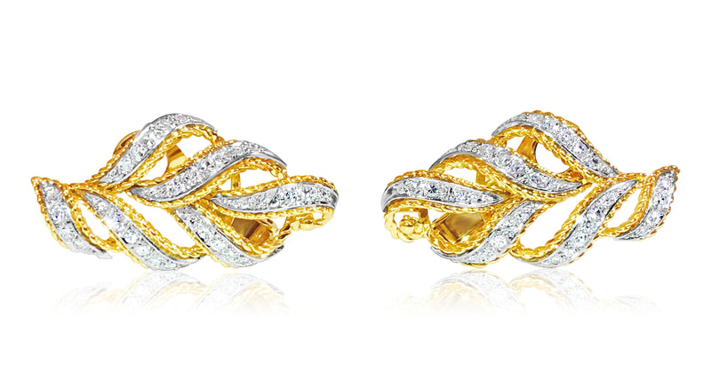 14K Yellow Gold, 2.00 Carat VS/G Diamond Earrings - Prince The Jeweler 14k-yellow-gold-2-00-carat-vs-g-diamond-earrings, Earrings