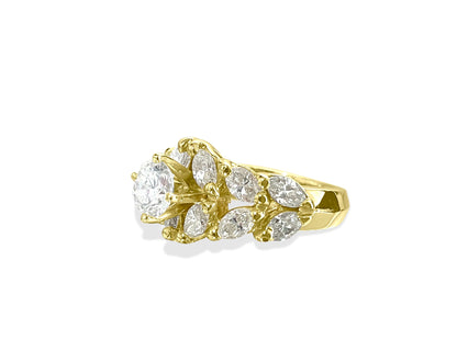 14K Gold, 1.85 CT Diamond Engagement Ring. - Prince The Jeweler 14k-gold-1-85-ct-diamond-engagement-ring, Rings