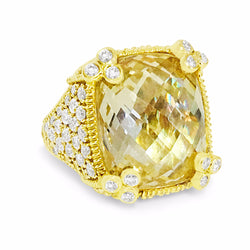 18K Gold, JUDITH RIPKA Diamond Ring - Prince The Jeweler 18k-gold-judith-ripka-diamond-ring, Rings, wk_end_auction