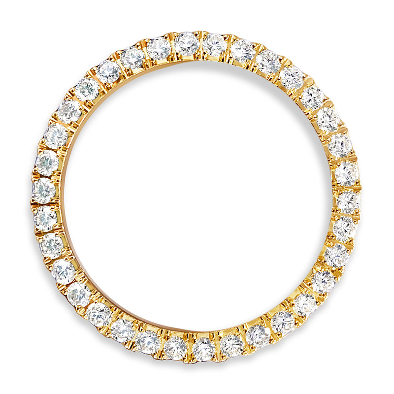 3.50 Carat VVS Diamond Rolex Bezel 14 Karat Yellow Gold - Prince The Jeweler 3-50-carat-vvs-diamond-rolex-bezel-14-karat-yellow-gold, Watches