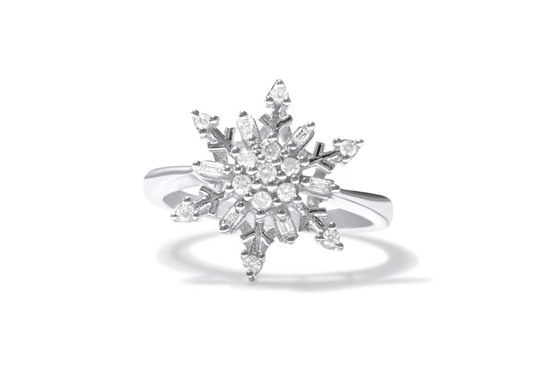 Womens 14k Gold, Natural 0.50 Carat Diamond Ring - Prince The Jeweler 14k-gold-natural-0-50-carat-diamond-custom-ring, Rings