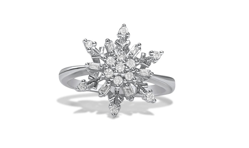 Womens 14k Gold, Natural 0.50 Carat Diamond Ring - Prince The Jeweler 14k-gold-natural-0-50-carat-diamond-custom-ring, Rings