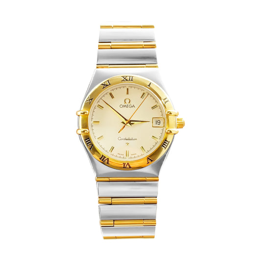 Omega Constellation Quartz Two Tone 34mm - Prince The Jeweler omega-constellation-quartz-two-tone-34mm, Watches